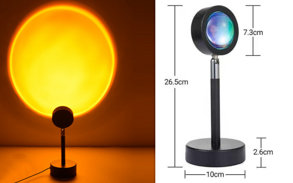 Aura sunset projection lamp